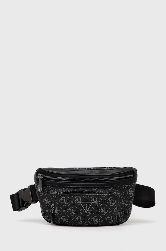 Ledvinka Guess VEZZOLA vzorovaný černá HMEVZL.P3231