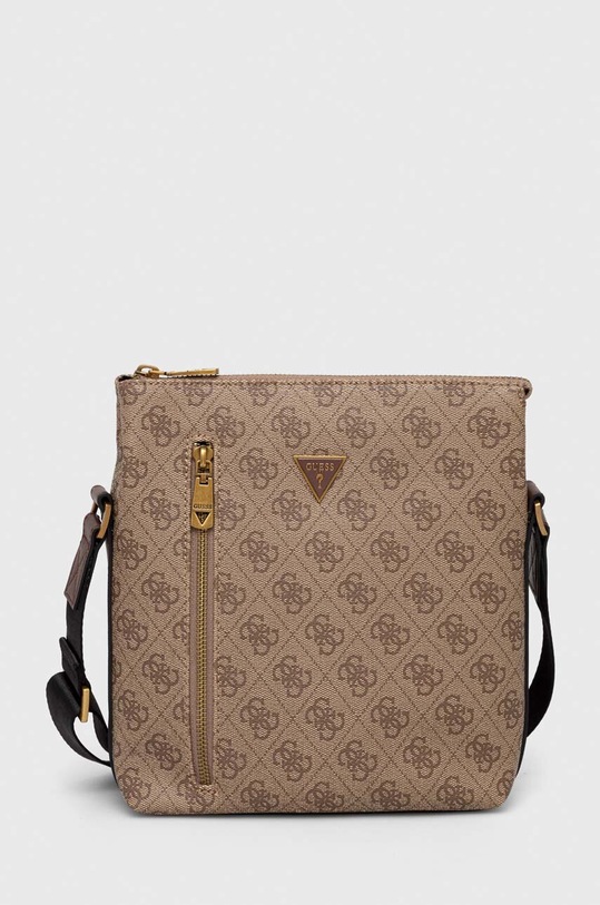 Guess saszetka VEZZOLA nie mieści A4 beżowy HMEVZL.P3299