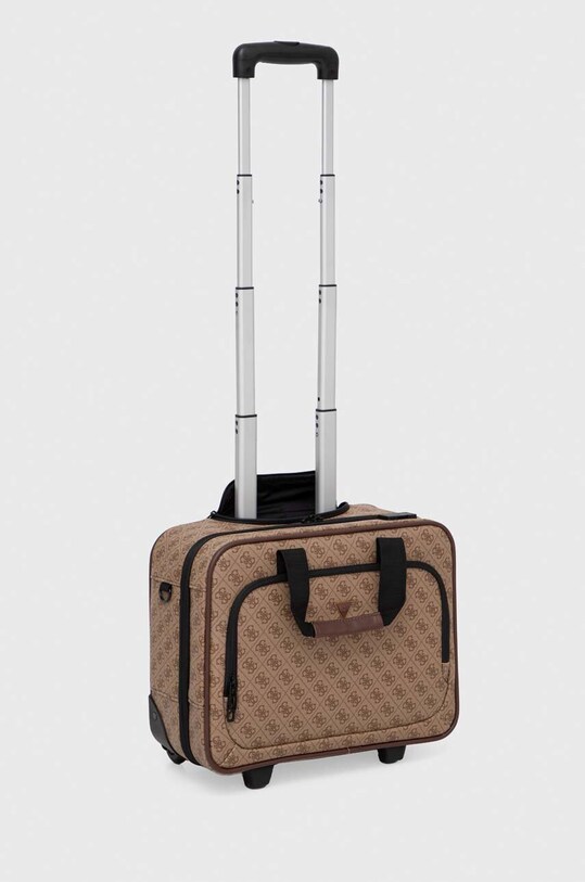 Guess walizka VEZZOLA 40x32x17 cm TMVZLS.P3143 beżowy