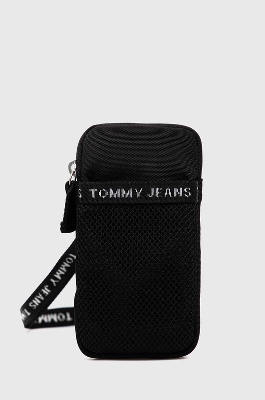 Etui za telefon Tommy Jeans natpis crna AM0AM11023.PPYX