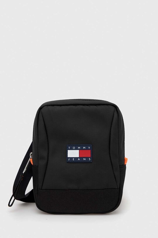 Σακίδιο Tommy Jeans υφασμάτινο μαύρο AM0AM10890.PPYX