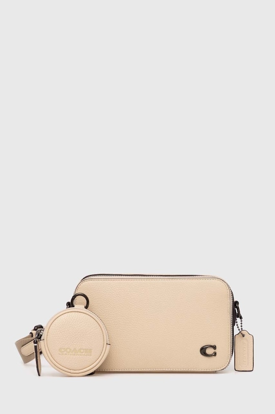 Coach borseta de piele uni bej CC070