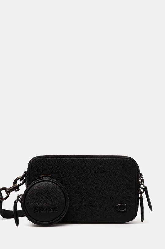 Coach borseta de piele Charter Slim Crossbody negru CC070