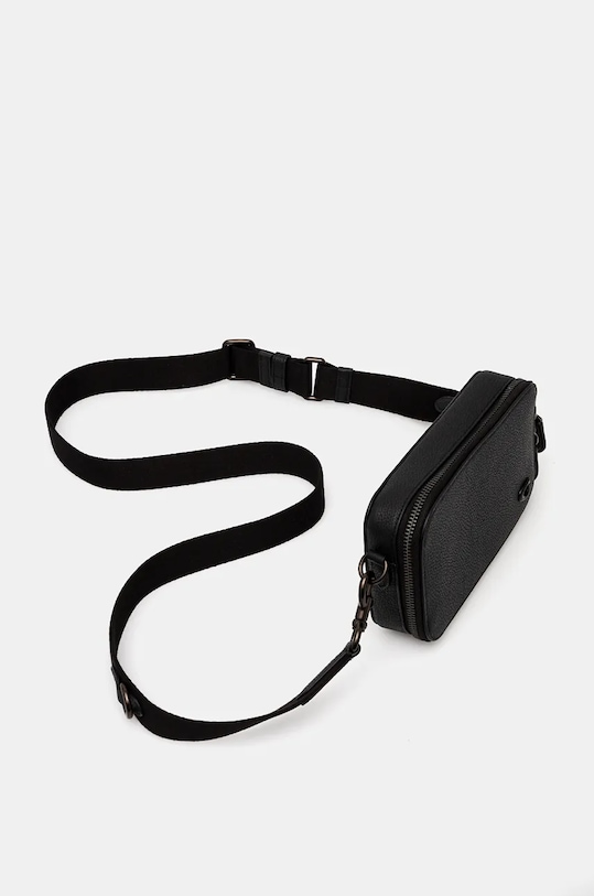 Кожена чанта през рамо Coach Charter Slim Crossbody CC070 черен AA00