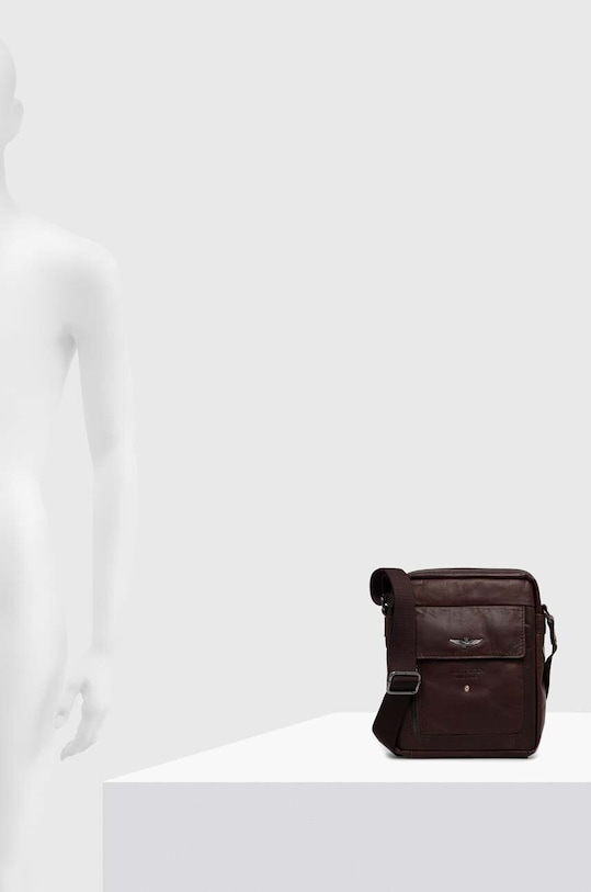 Kožená taška Aeronautica Militare AM303