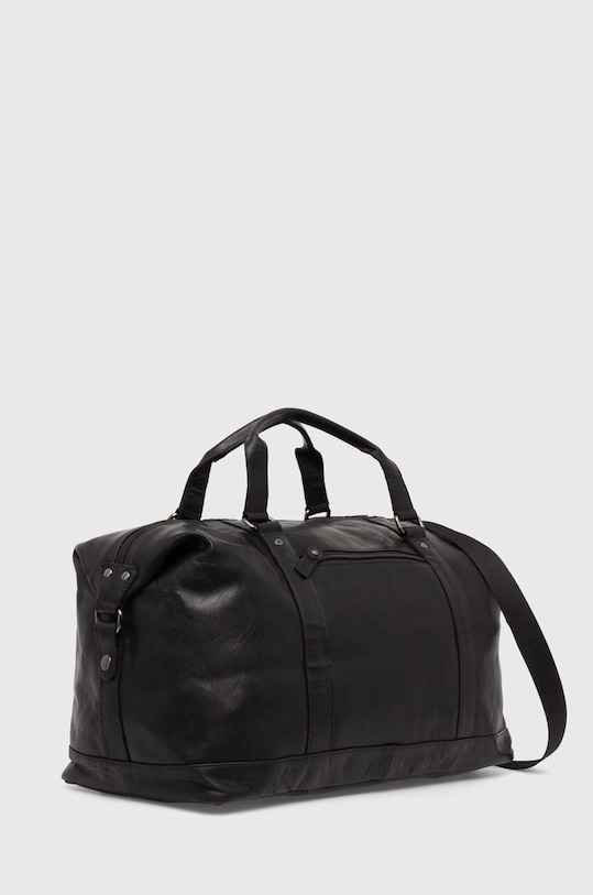 Aeronautica Militare geanta de piele AM306 negru AA00