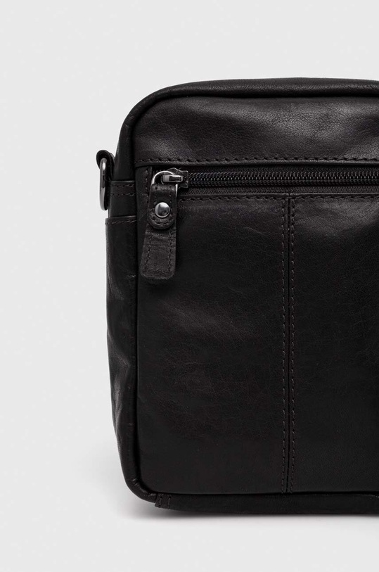 Kožna torba Aeronautica Militare crna AM307