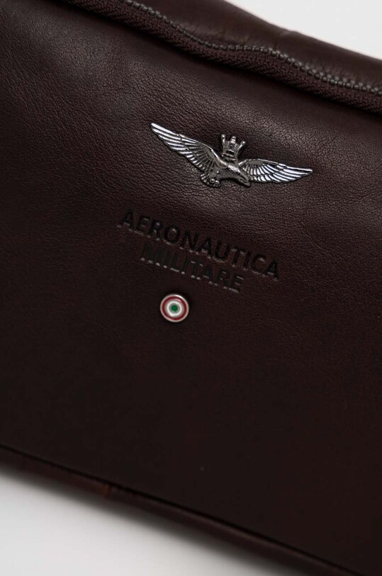Aeronautica Militare borseta de piele maro AM309