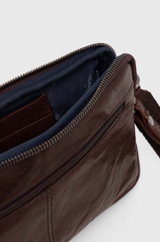 Aeronautica Militare borseta de piele maro AM356