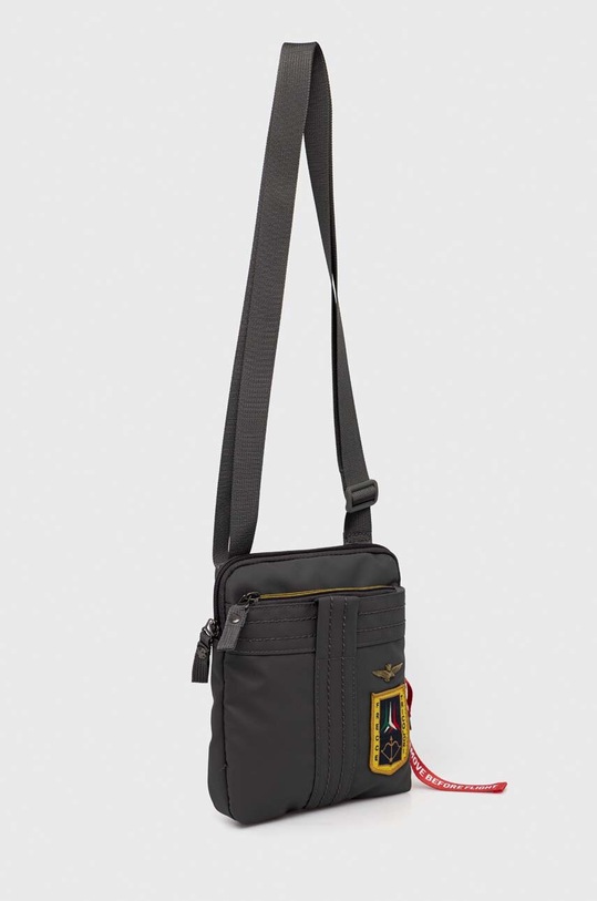 Malá taška Aeronautica Militare AM340 sivá SS23