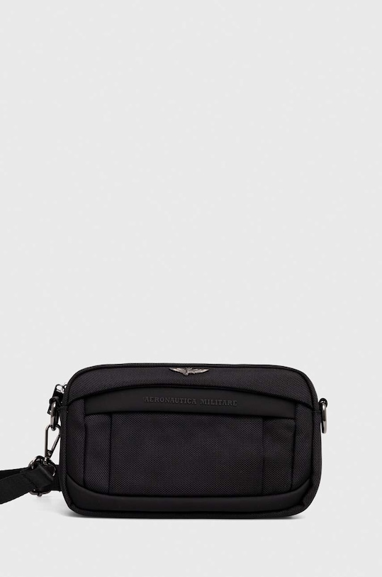 Aeronautica Militare saszetka tekstylny czarny AM502