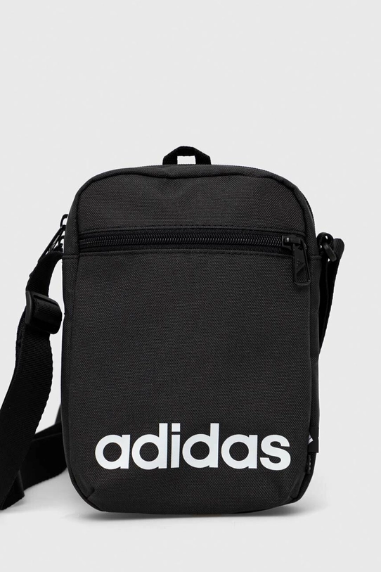 Malá taška adidas potlač čierna HT4738