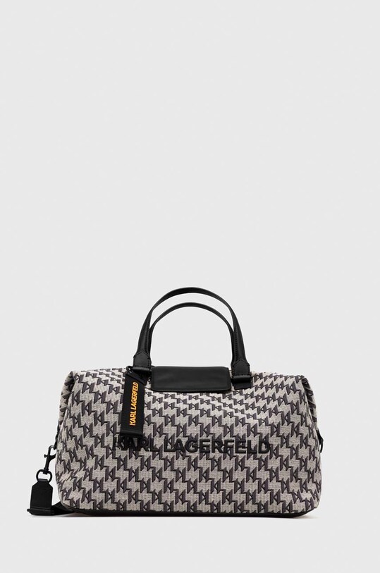 Чанта Karl Lagerfeld текстилен сив 216W3047
