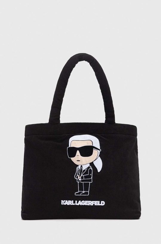 Karl Lagerfeld torebka tekstylny czarny 230W3199