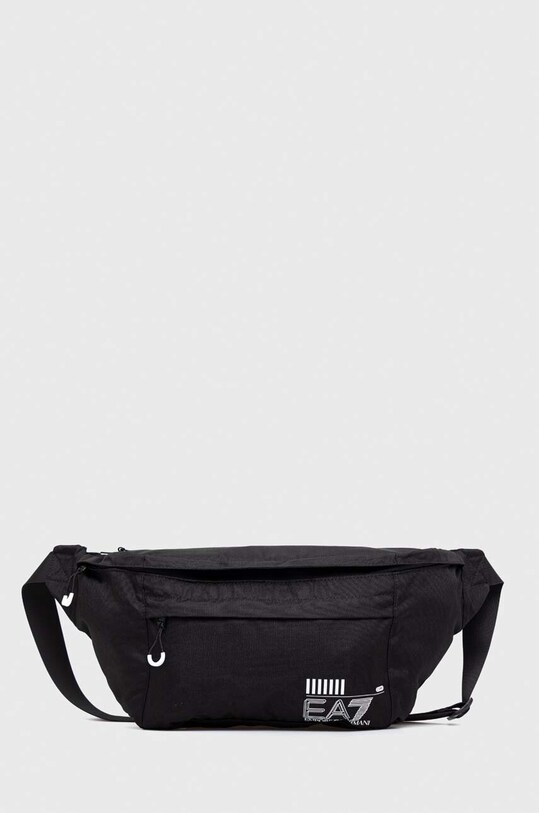 Сумка на пояс EA7 Emporio Armani надрук чорний 245084.CC940