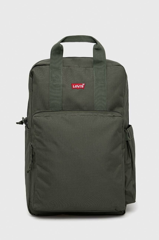Рюкзак Levi's гладкий зелений D7572.0003