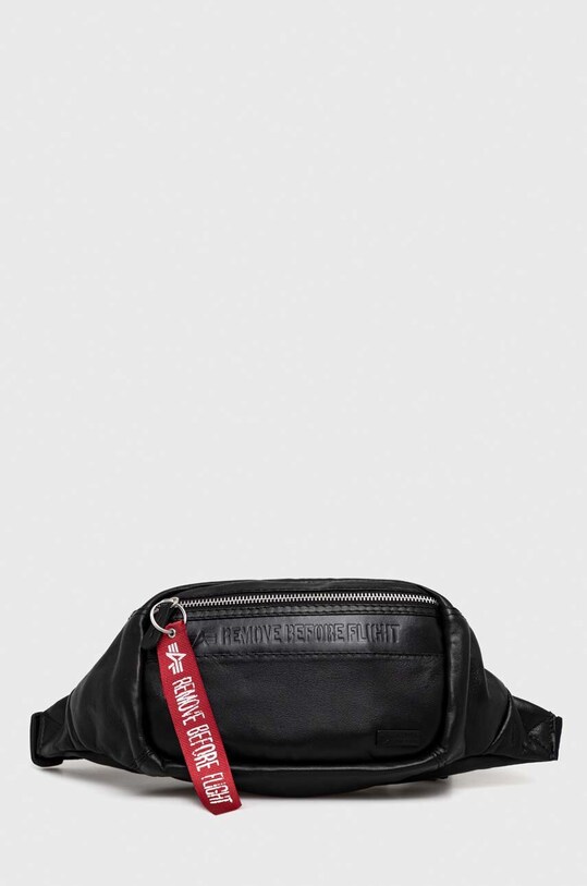 Alpha Industries nerka skórzana skóra licowa czarny 126913.03