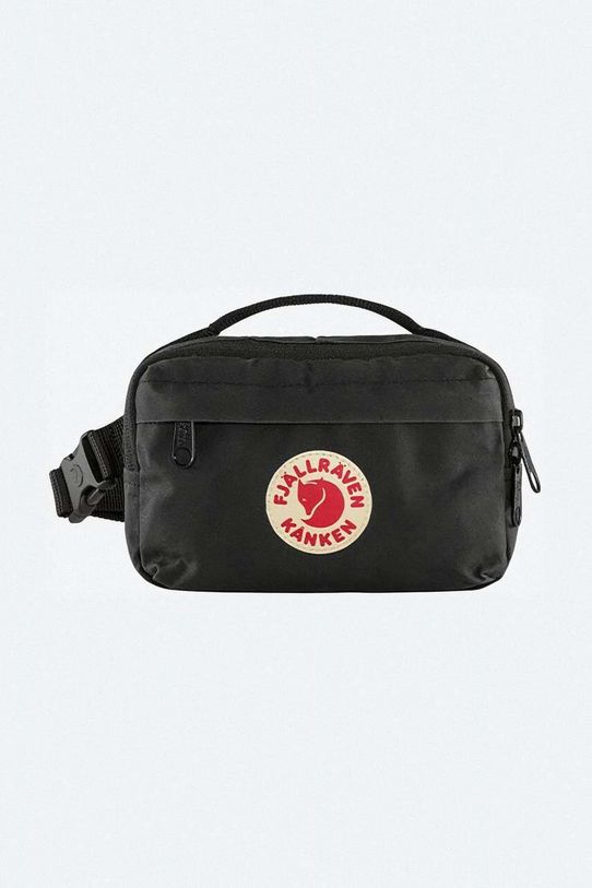 Сумка на пояс Fjallraven гладкий чорний F23796.550