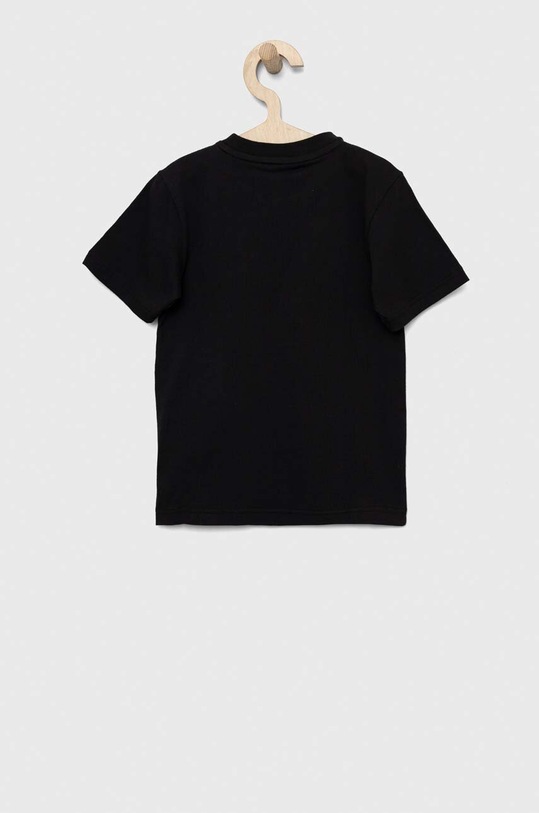 Хлопчик Дитяча бавовняна футболка adidas LK BL CO HR5903 чорний