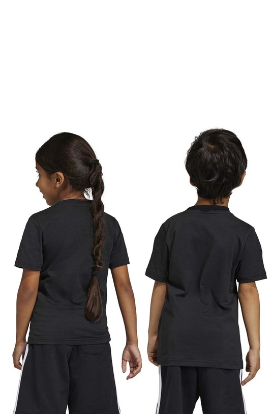 Дитяча бавовняна футболка adidas LK BL CO HR5903