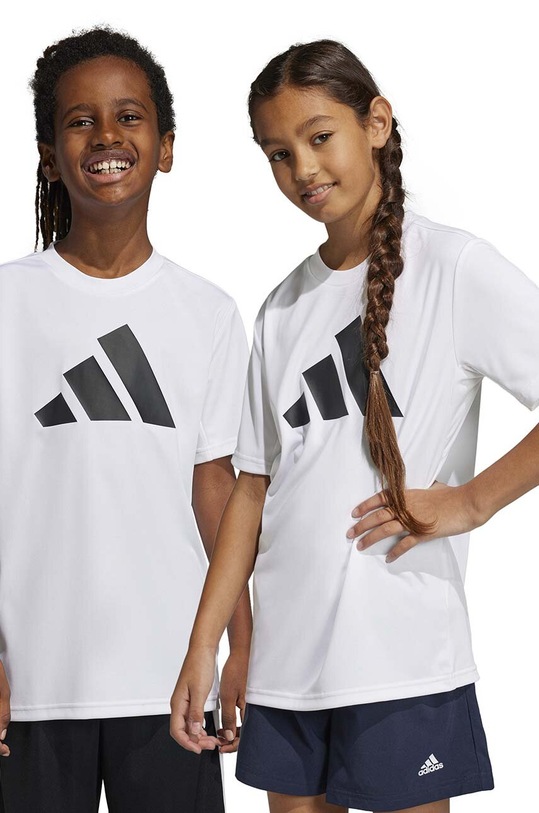 Dětské tričko adidas U TR-ES LOGO kulatý bílá HS1603