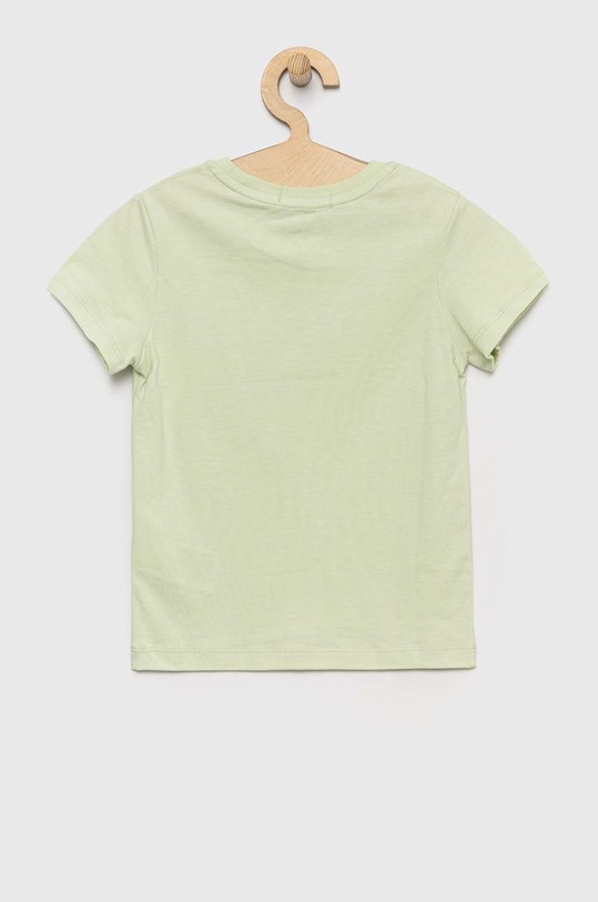 Calvin Klein Jeans t-shirt bawełniany dziecięcy IU0IU00267.PPYX zielony SS23