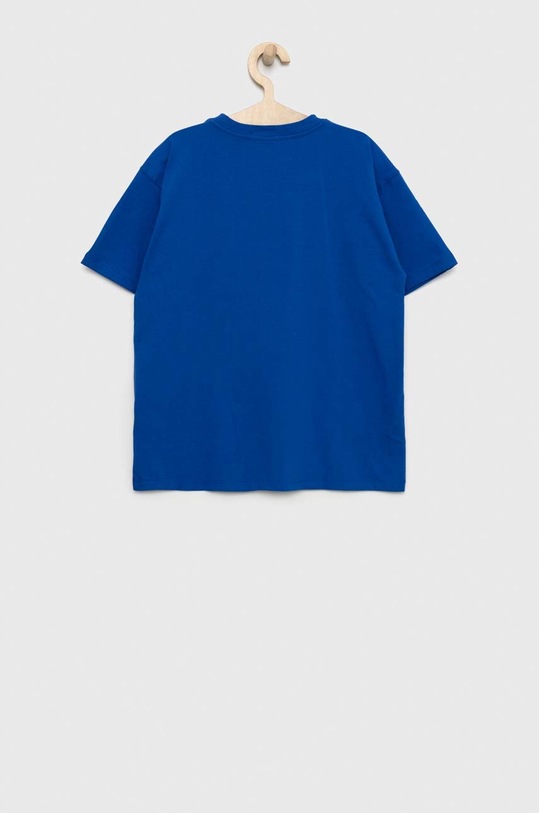 Otroška kratka majica Calvin Klein Jeans IB0IB01563.PPYX modra SS23