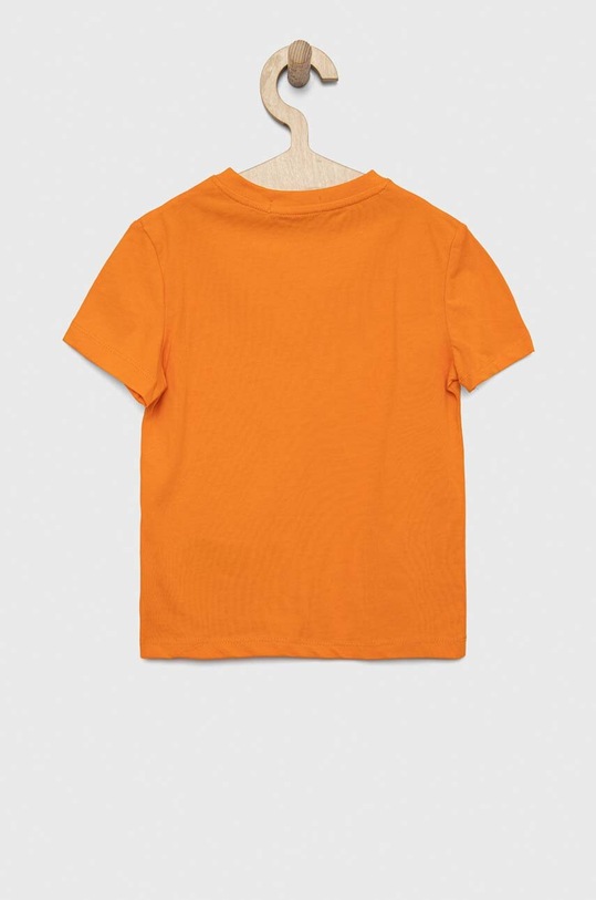 Calvin Klein Jeans t-shirt bawełniany dziecięcy IB0IB01470.PPYX pomarańczowy AW23