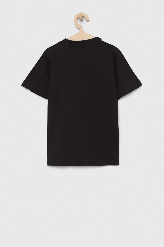 Хлопчик Дитяча бавовняна футболка adidas U 3S HR6330 чорний