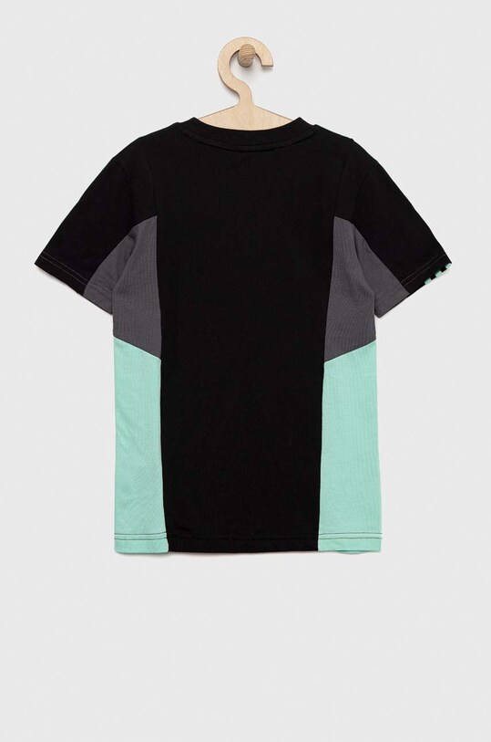 Хлопчик Дитяча бавовняна футболка adidas U 3S CB TEE HR6359 чорний