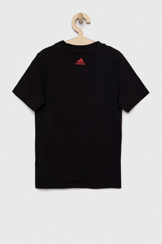 CHLAPEC Dětské bavlněné tričko adidas U BL 2 TEE HR6369 černá