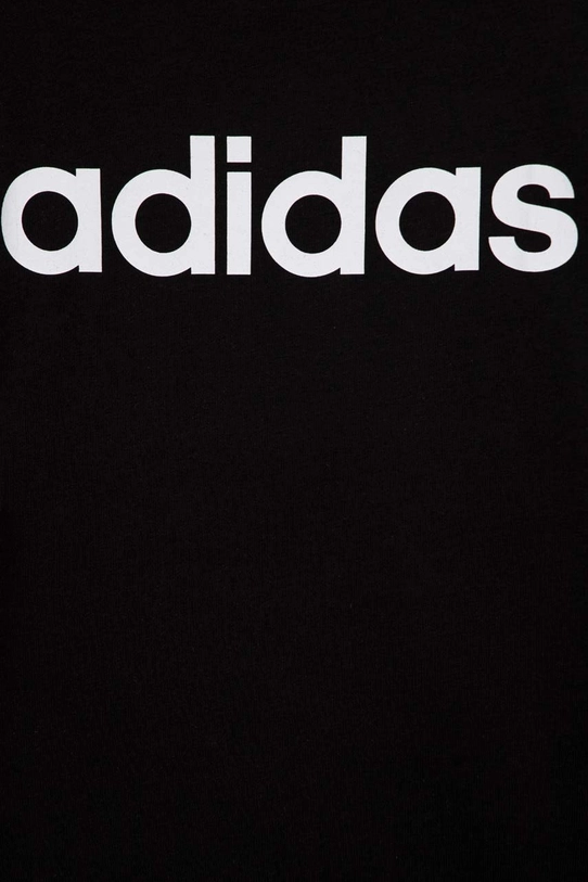 Adidas tricou de bumbac pentru copii U LIN negru HR6400