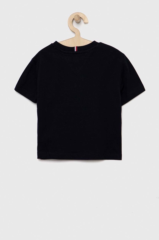 Tommy Hilfiger t-shirt bawełniany dziecięcy KB0KB08032.PPYX granatowy SS23