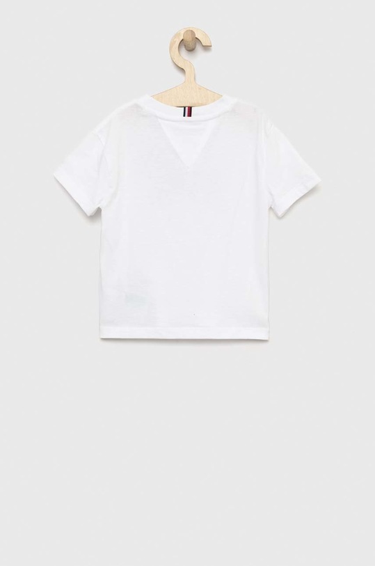 Tommy Hilfiger t-shirt bawełniany dziecięcy KB0KB08032.PPYX biały SS23
