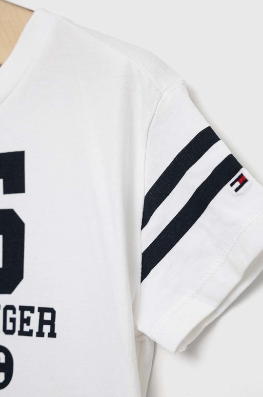 CHLAPEC Dětské tričko Tommy Hilfiger KB0KB08023.PPYX bílá