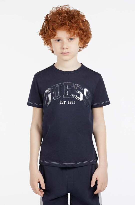 Dětské tričko Guess L3RI01.K8HM3.PPYX námořnická modř