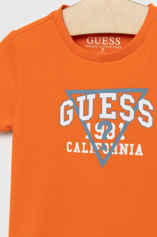 CHLAPEC Dětské bavlněné tričko Guess N3RI00.K8HM0.PPYX oranžová