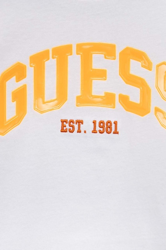 Chłopiec Guess t-shirt bawełniany dziecięcy N3RI07.K8HM3.PPYX biały