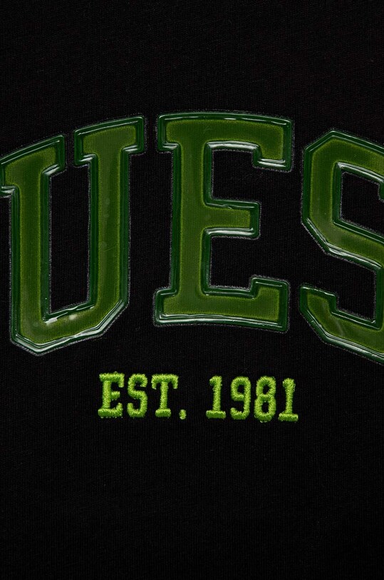 Chłopiec Guess t-shirt bawełniany dziecięcy N3RI07.K8HM3.PPYX czarny