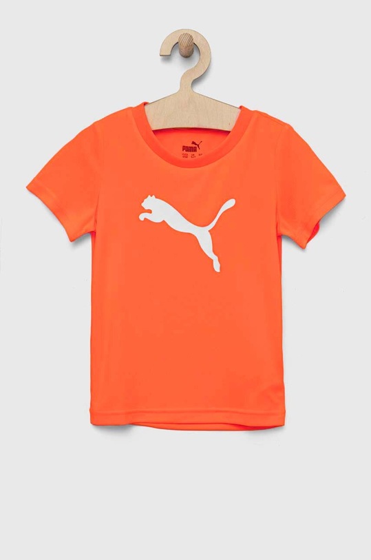 Detské tričko Puma ACTIVE SPORTS Poly Cat Tee B okrúhly oranžová 67321022.PPYX