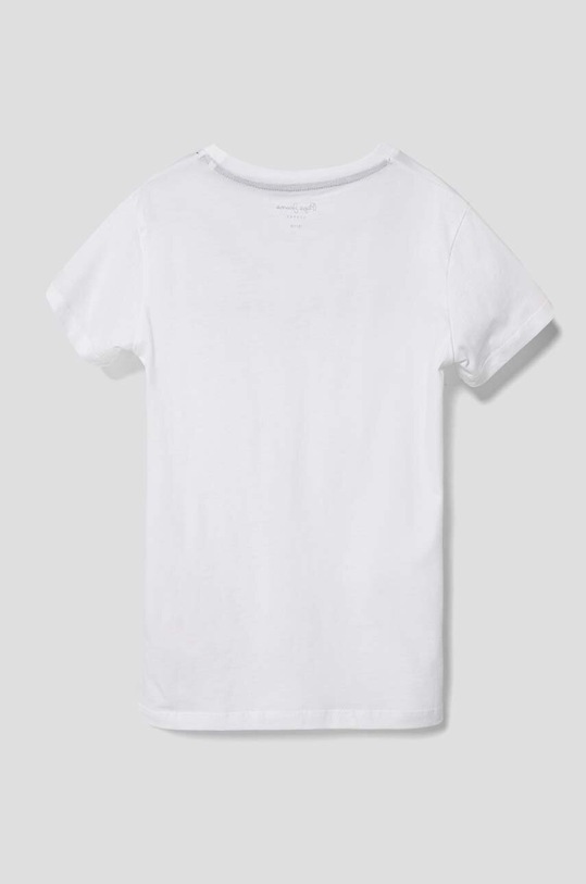 Pepe Jeans t-shirt bawełniany dziecięcy PB503493 biały SS24