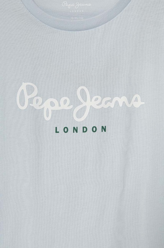 Chłopiec Pepe Jeans t-shirt bawełniany dziecięcy PB503493 niebieski