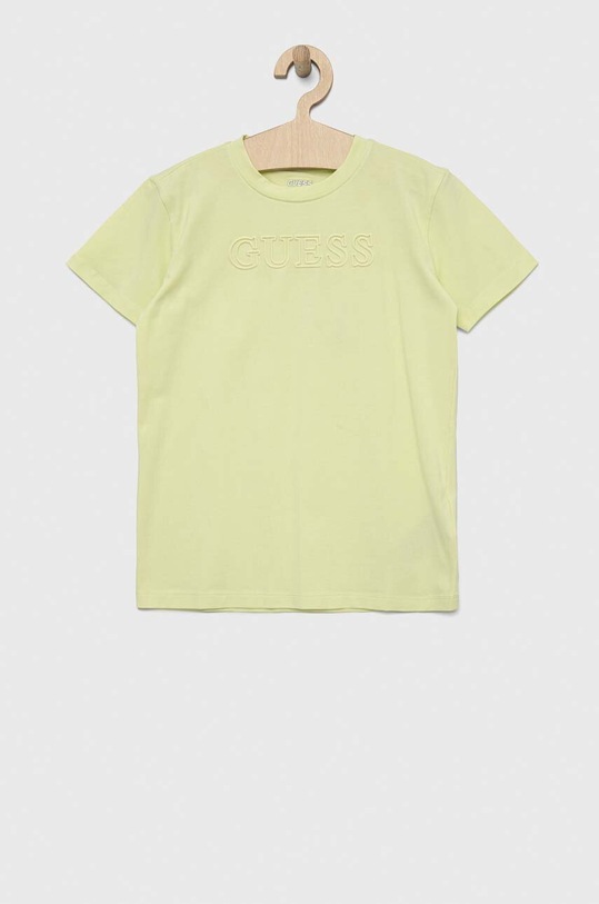 Guess t-shirt dziecięcy aplikacja zielony L2YI59.J1311.PPYX