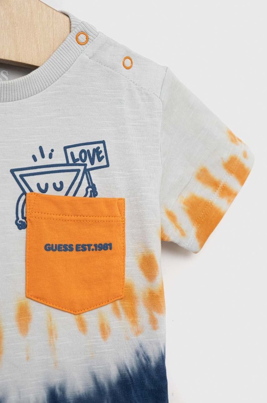 Αγορίστικα Παιδικό βαμβακερό μπλουζάκι Guess N3GI07.K6XN3.PPYX μπλε