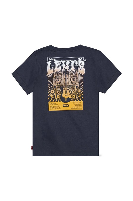Levi's gyerek pamut póló 8EH894 sötétkék SS23