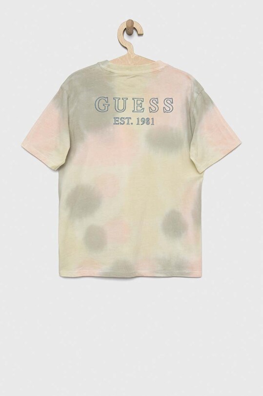 Chłopiec Guess t-shirt bawełniany dziecięcy L3GI11.K8HM3.PPYX zielony