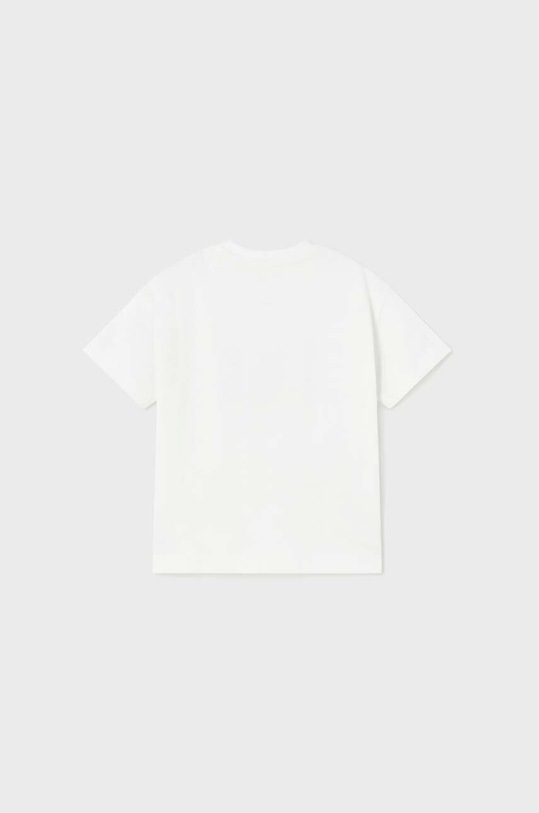 Mayoral t-shirt bawełniany niemowlęcy 1026.3K.BABY biały SS23