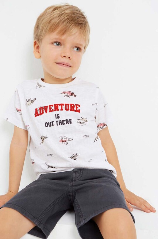 Mayoral t-shirt dziecięcy wzorzyste beżowy 3002.5B.MINI