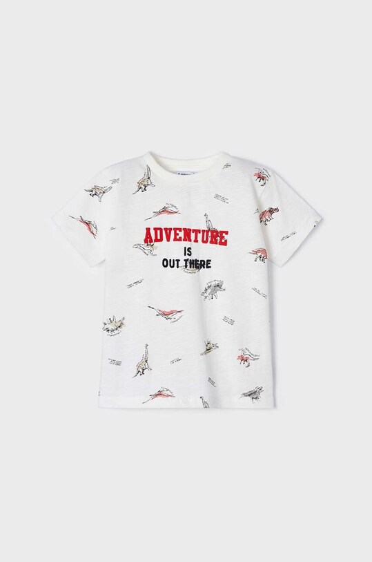 Chłopiec Mayoral t-shirt dziecięcy 3002.5B.MINI beżowy
