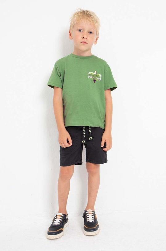 Chłopiec Mayoral t-shirt bawełniany dziecięcy 3013.5E.MINI.B zielony